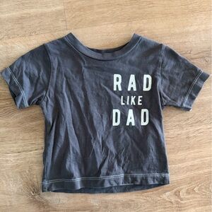 Rad like dad baby shirt